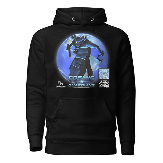 SHADOW BUTCHER - Capricorn - Cosmic Guardians QR GAME CODE - Adult Hoodie