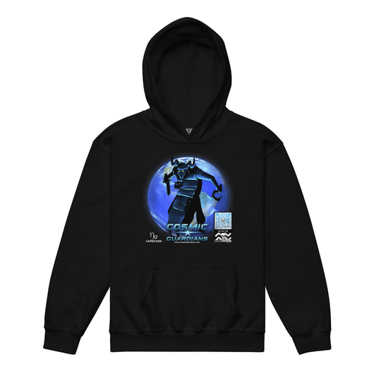 SHADOW BUTCHER - Capricorn - Cosmic Guardians QR GAME CODE - Teen Hoodie